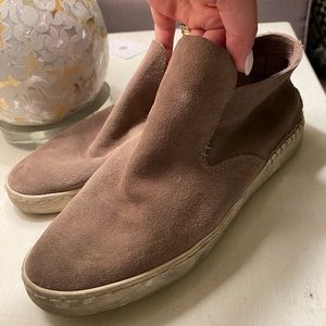 DOLCE VITA slip on suede high top sneakers